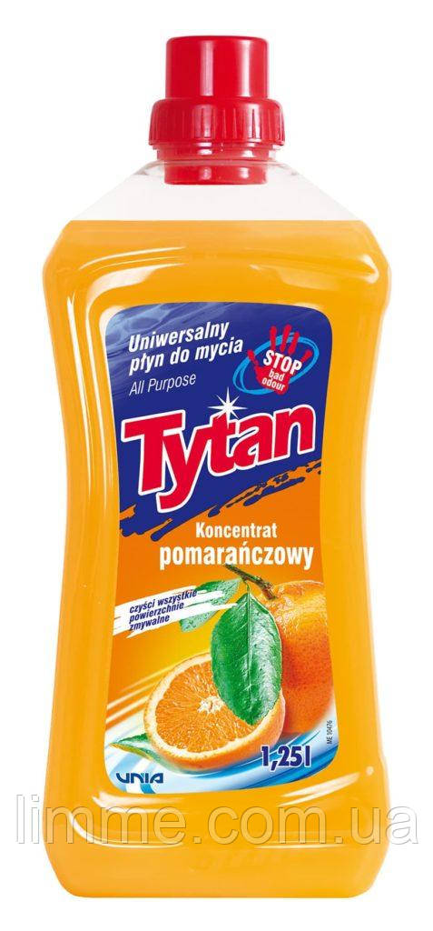 Миючий універсальний засіб для будинку і підлоги концентрат Tytan stodka pomarancza( апельсин ) 1 л.