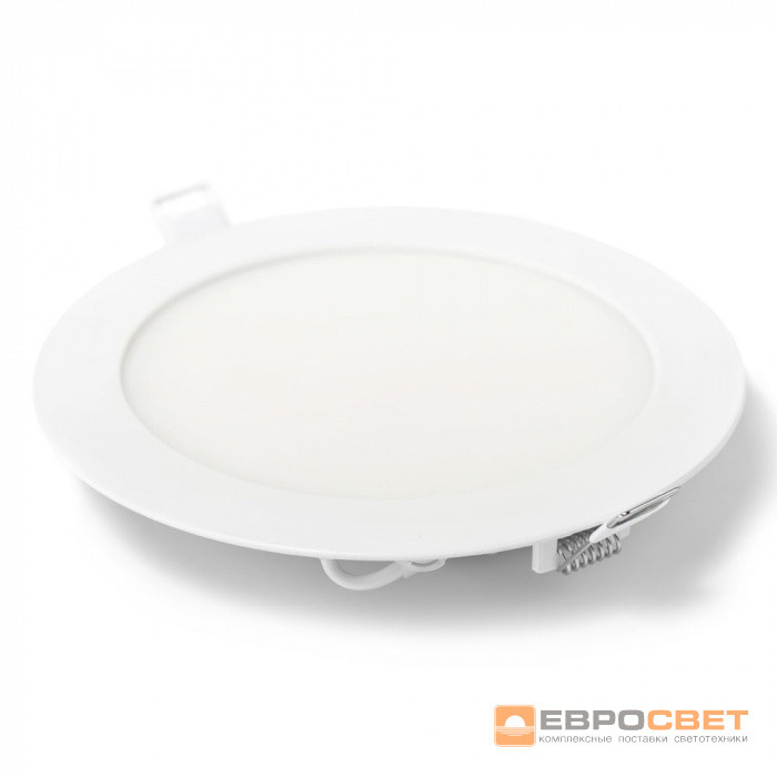 Світильник точковий врізний ЄВРОСВЕТ 24 Вт круг LED-R-300-24 4200К, фото 1