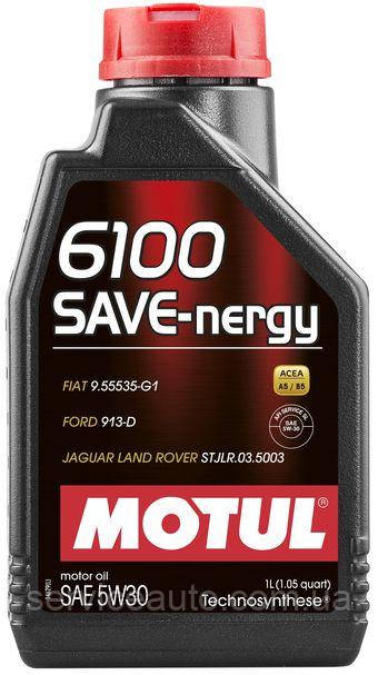 Моторна олива Motul 6100 SAVE-NERGY SAE 5W30,1L, фото 1