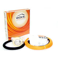 Электрический теплый пол кабель Woks-17 650 Вт 41м (двухжильный)