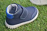Дитячі черевики хайтопи для хлопчика темно сині р21-23, фото 5