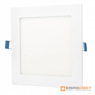 Світильник точковий врізний ЄВРОСВЕТ 6 Вт квадрат LED-S-120-6 4200К