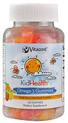 Vitacost Kids Health Omega-3 Gummies for Kids – 60 Gummies