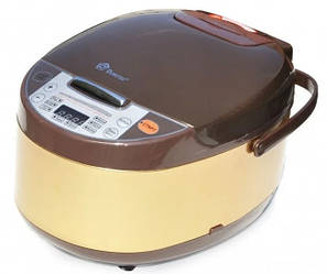 Мультиварка Domotec MS 7723G 5 л з фритюрницею, 11 режимів приготування, коричнева