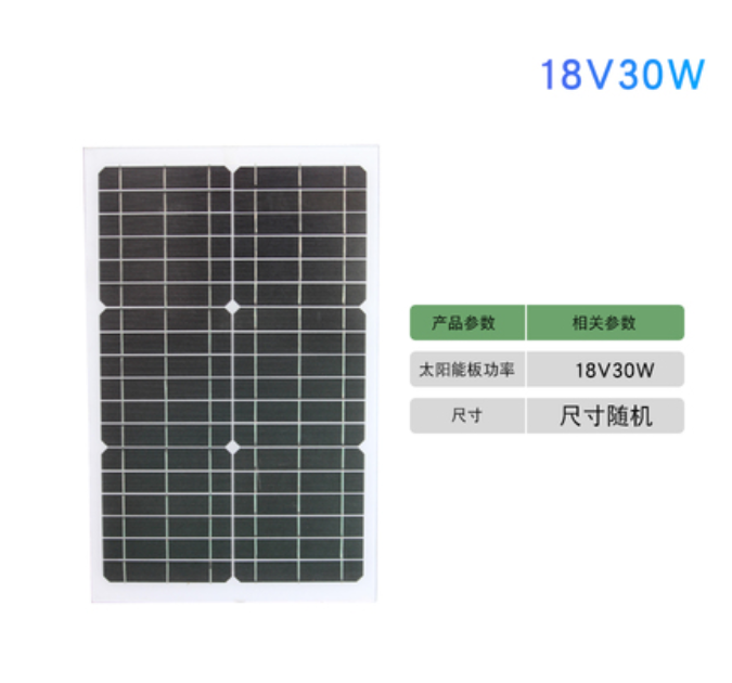 Солнечная панель 18V 30W монокристалл (в рамке) - фото 2 - id-p1244037522
