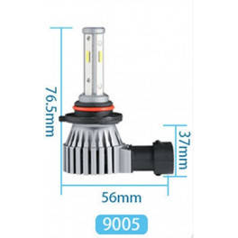 Світлодіодні LED лампи головного світла iDial HB3 Z4 CSP 8000 Lm 6000 К