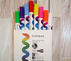 Маркери LED дошки Fluorescent chalk marker (8 штук) 5мм