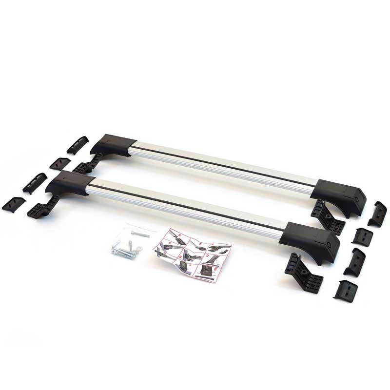 Багажник Suzuki SX4 2006- cірий на рейлінги Erkul