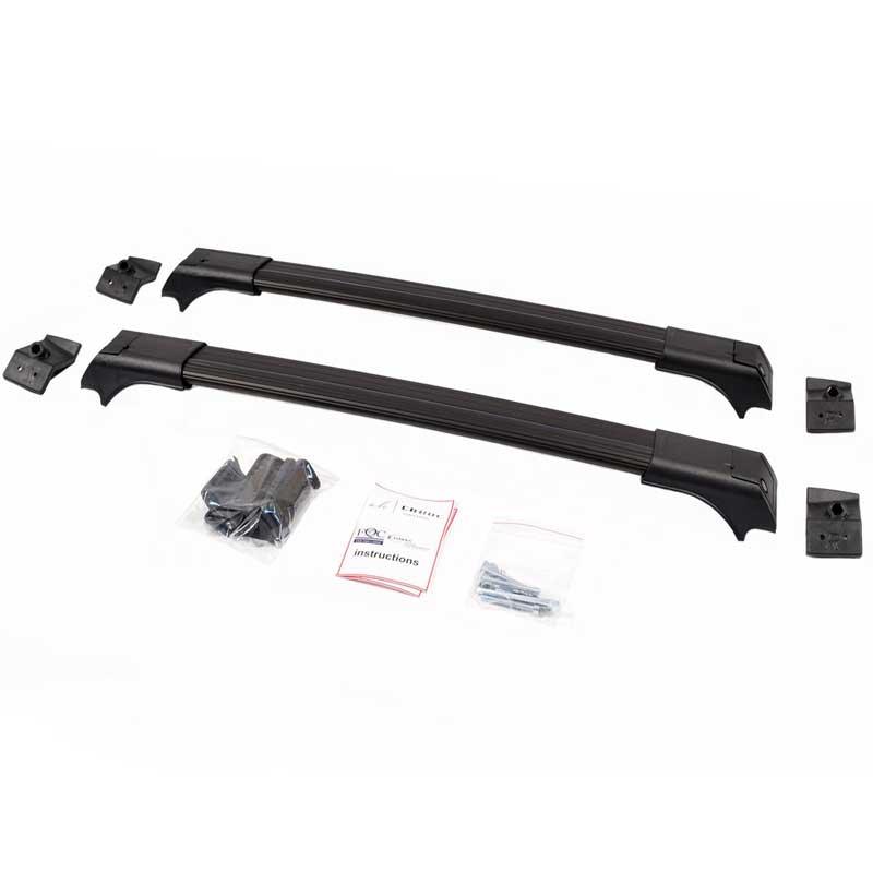 Багажник Lada Largus 2013- чорний на рейлінги Erkul