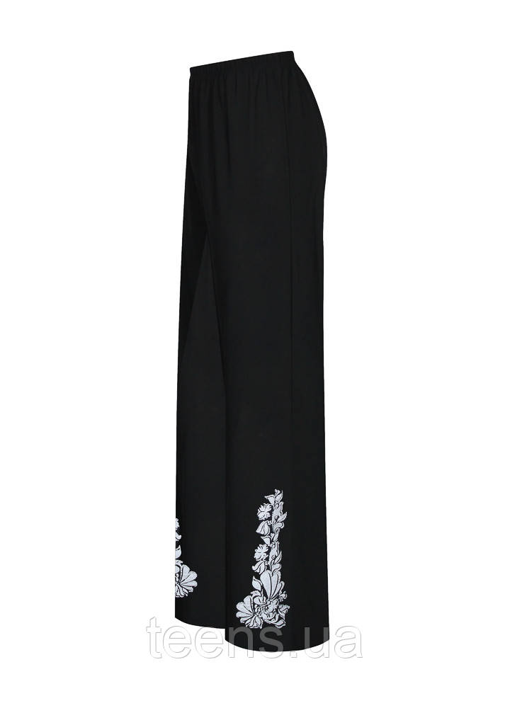 Класичні трикотажні штани Акварель, фото 1