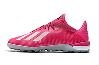 Бутсы сороконожки adidas X Tango 19.1 TF Pink/White