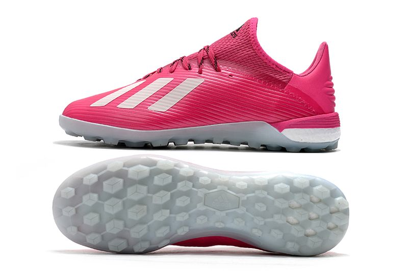 Бутсы сороконожки adidas X Tango 19.1 TF Pink/White - фото 3 - id-p1244060073