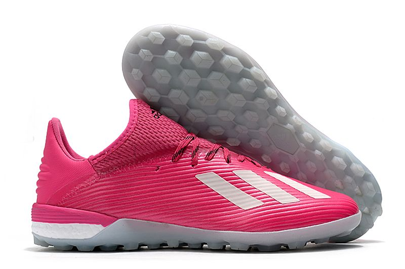 Бутсы сороконожки adidas X Tango 19.1 TF Pink/White - фото 4 - id-p1244060073