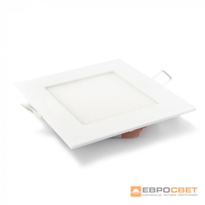 Світильник точковий врізний ЄВРОСВЕТ 12 Вт квадрат LED-S-170-12 4200К, фото 1