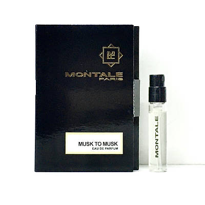 Нішеві парфуми Montale Musk To Musk 2 мл пробник оригінал, шлейфовий східний деревний аромат