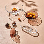 Сервірувальне блюдо для закусок Silhouette 20см Nude Glass, фото 3