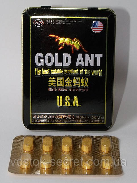 Препарат для потенції Gold Ant — Золотий Муравей