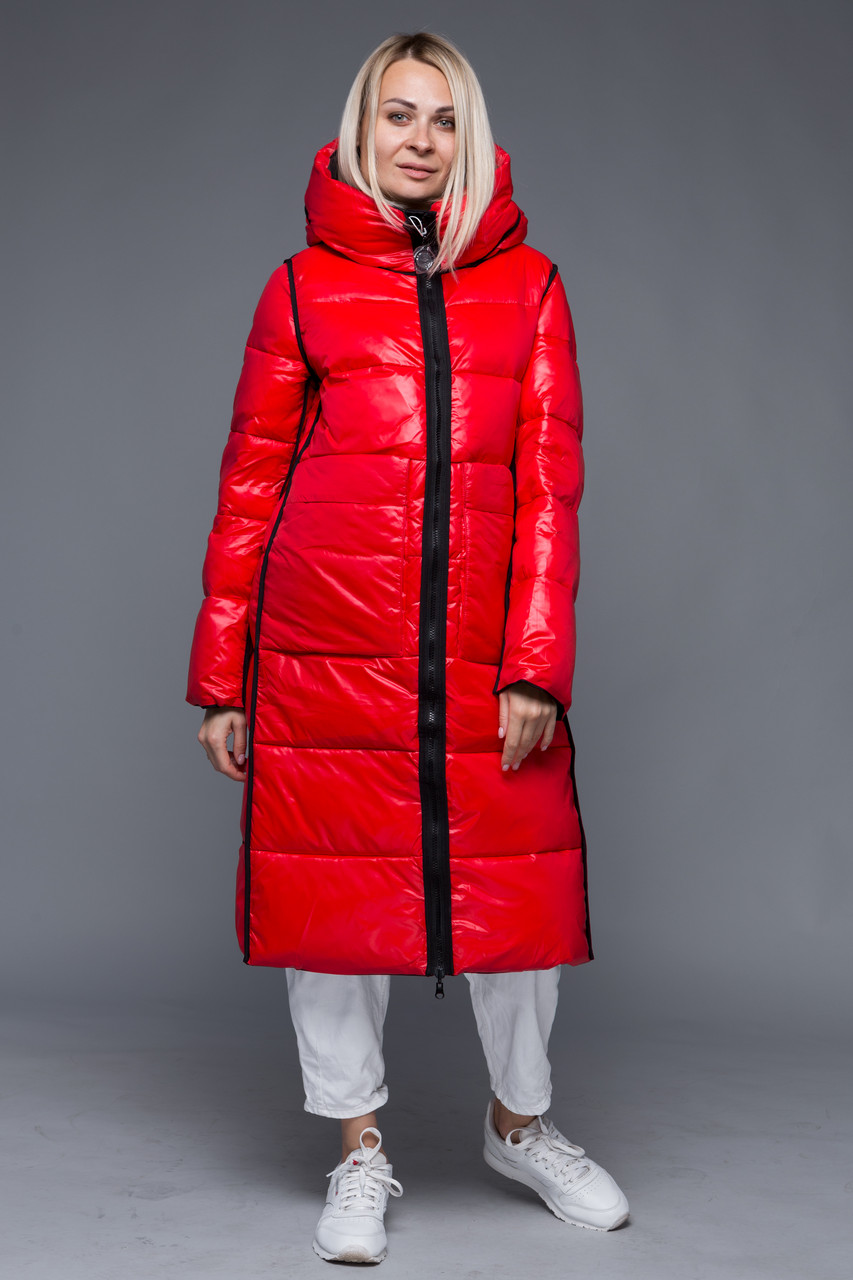 Пуховик TOWMY двустороний X016 black red