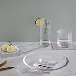 Сервірувальне блюдо для закусок Silhouette 30см Nude Glass, фото 4