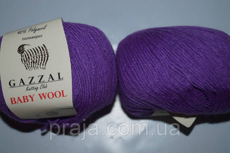Gazzal Baby Wool - 815 сиреневый - фото 1 - id-p170837587