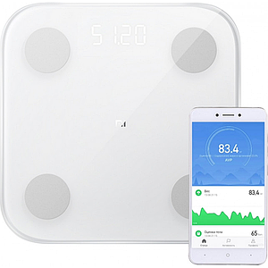 Смарт-ваги підлогові Xiaomi Mi Body Composition Scale 2 [Global] White (NUN4048GL)