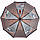 Жіноча складна парасоля напівавтомат c принтом Колізею від TheBest-Flagman, червоний, 0510-3, фото 3