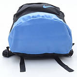 Рюкзак міський NIKE. Чорний з блакитним., фото 3