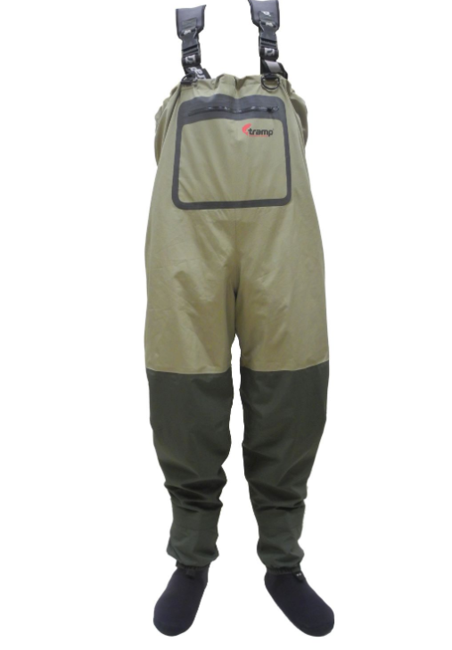 Забродные штаны-вейдерсы для рыбалки Tramp Angler TRFB-004-L Olive TM - фото 5 - id-p1244144544