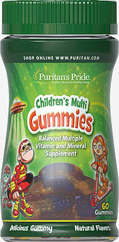 Puritan's Pride Children's Multivitamins and Mineral Gummies (60 шт.)