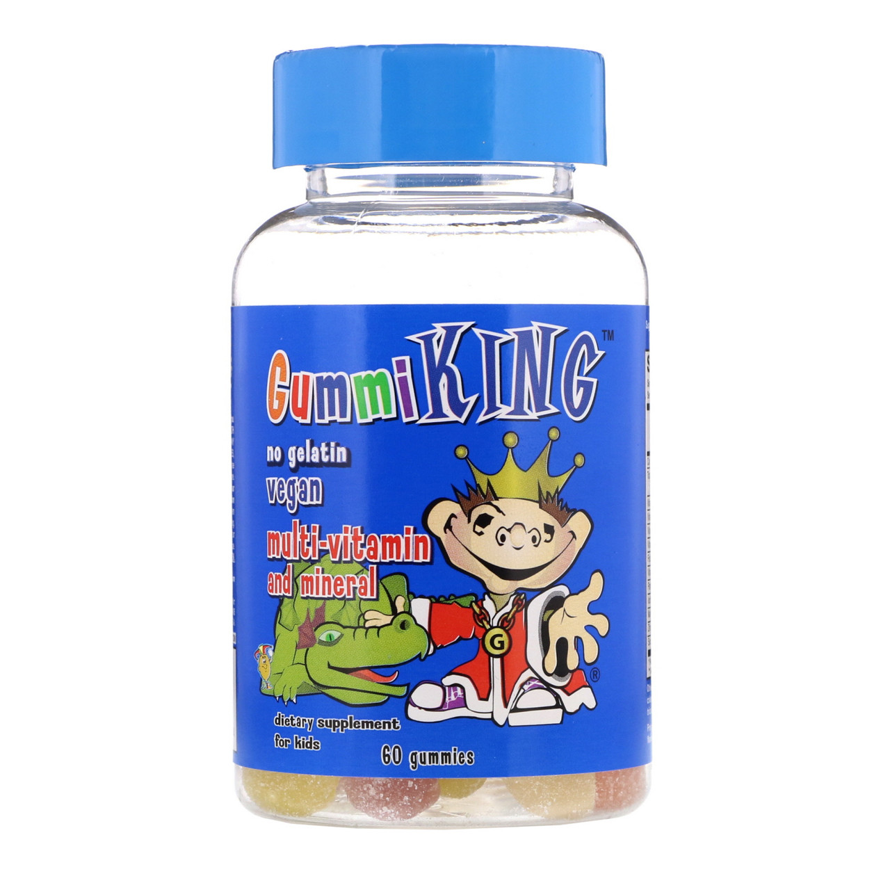 GummiKing Multi-Vitamin & Mineral, For Kids, 60 Gummies