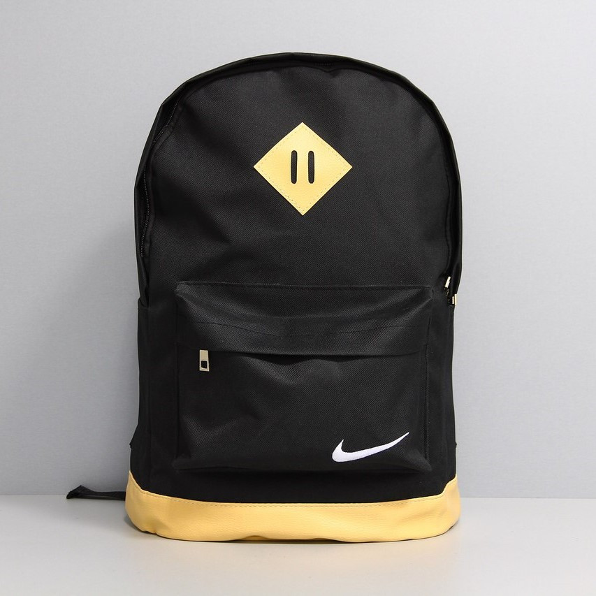 Рюкзак міський NIKE. Чорний з бежевим.