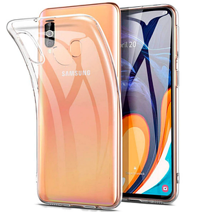 Чохол силіконовий для Samsung Galaxy A60 A606 ультратонкий прозорий (самсунг галаксі а60)