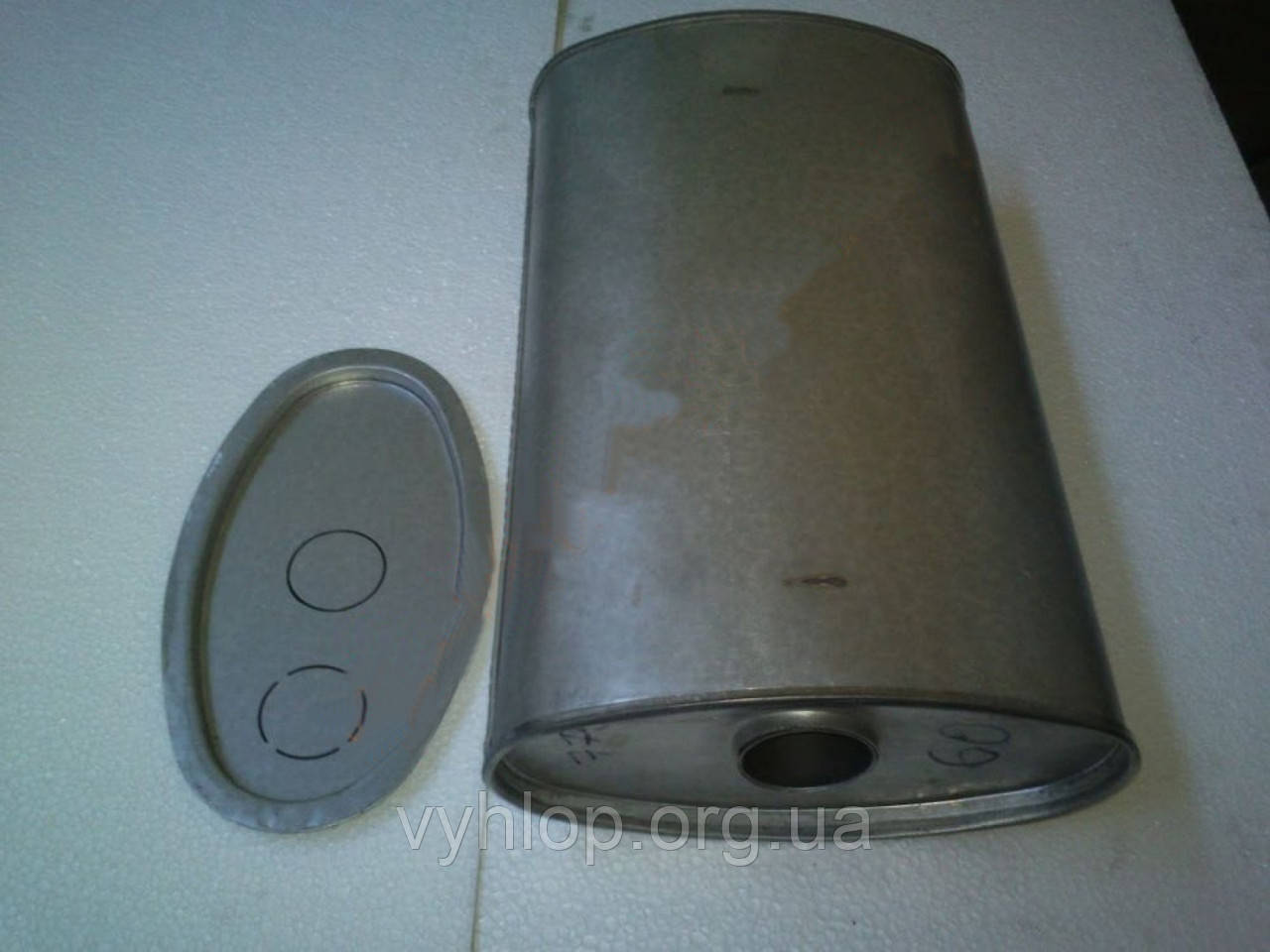 Купить Глушитель универсальный плоский D.765/50 (Длинна 450мм, ширина ...