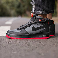 Nike Air Force 1 Black Grey Red ID 1244171222 2380 Prom.ua