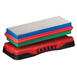 Lansky точильний камінь алмазний середній / тонкий на підставці