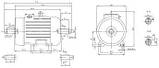 Електродвигун крановий МТH 011-6 1,4 кВт 895 об./хв, фото 3