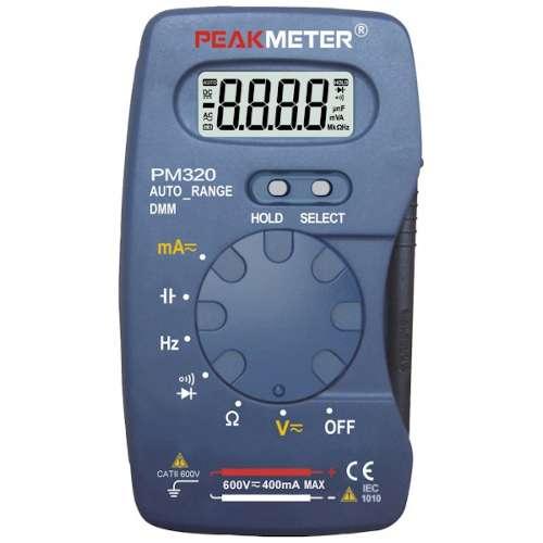 Цифровий кишеньковий мультиметр з функцією вимірювання ємності і частоти PM320 PROTESTER
