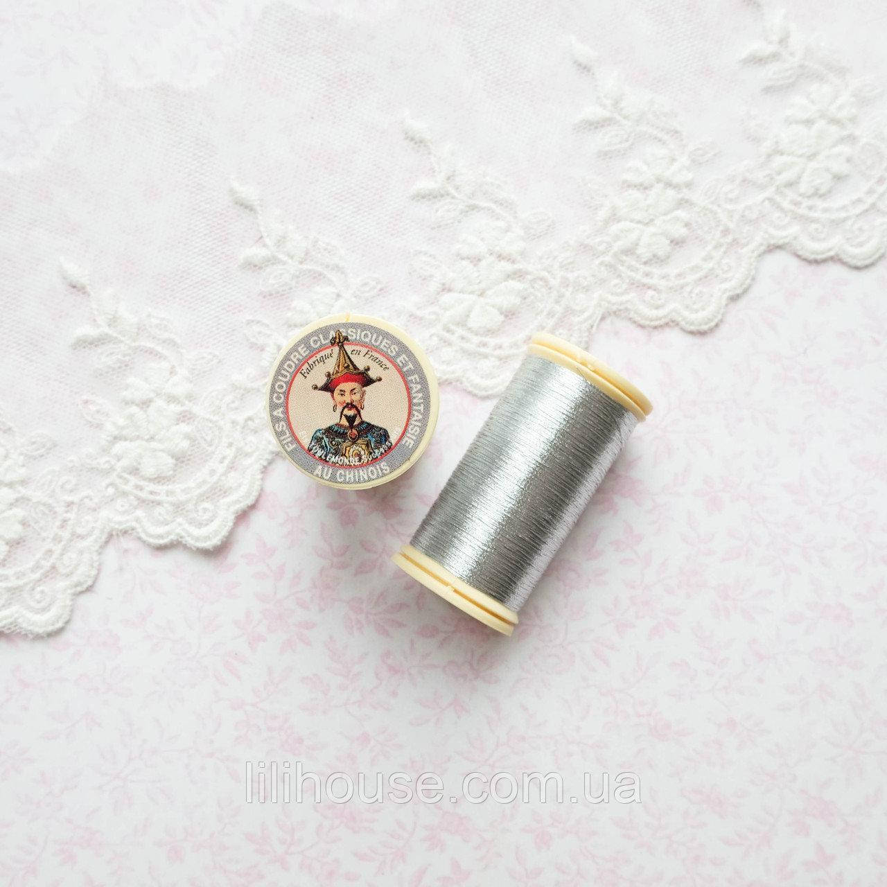 

122 Нить Au Chinois №40 Metallic 100 м СЕРЕБРО