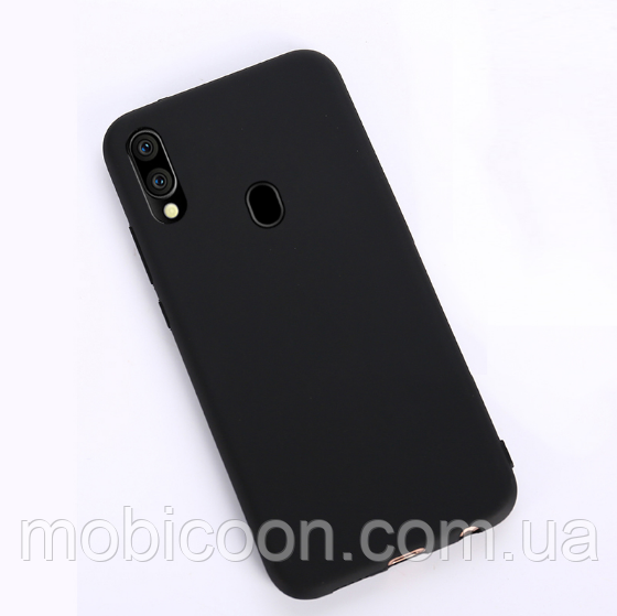Чохол силіконовий для Samsung Galaxy A60 A606 чорний (самсунг галаксі а60)