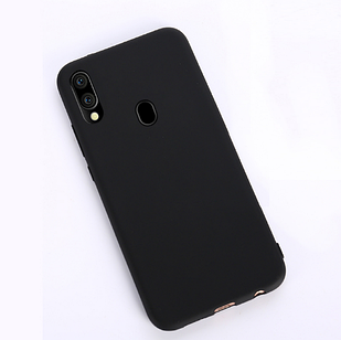Чохол силіконовий для Samsung Galaxy A60 A606 чорний (самсунг галаксі а60)