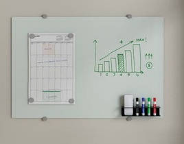 Скляна маркерна дошка 450*450мм