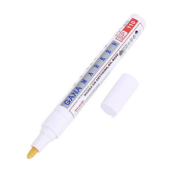 Маркер для шин, маркер для коліс, маркер для гуми. БІЛИЙ