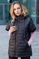 Жіночий чорний стильний жилет Нінель