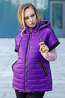 Жіночий стильний жилет Нінель кольору фуксія, розміри 46-56