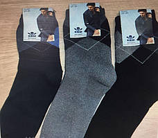 Махрові шкарпетки чоловічі "КВМ РОМБ" Житосвіт розмір 27-31, 1 шт.