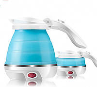 Складной силиконовый электрочайник SmartTech Foldable Kettle 220 В 800 Вт 0.5Л Blue