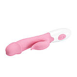 Вибратор Pretty Love Peter Vibrator Pink, фото 4