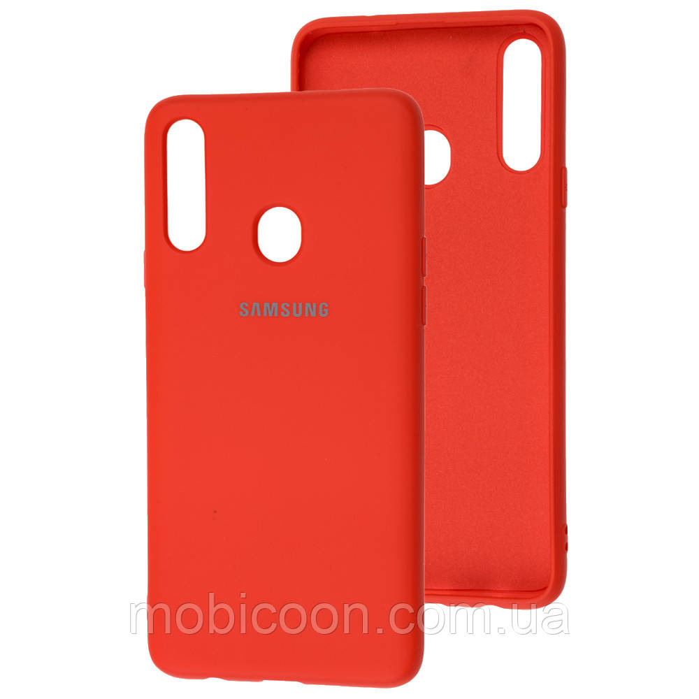 Чохол Original Silicone Case для Samsung Galaxy A60 A606 червоний (самсунг галаксі а60)