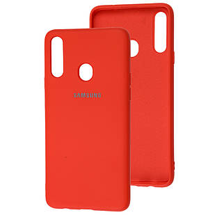 Чохол Original Silicone Case для Samsung Galaxy A60 A606 червоний (самсунг галаксі а60)