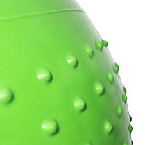 М'яч для фітнесу (фітбол) напівмасажний SportVida 65 см Anti-Burst SV-HK0293 Green, фото 3